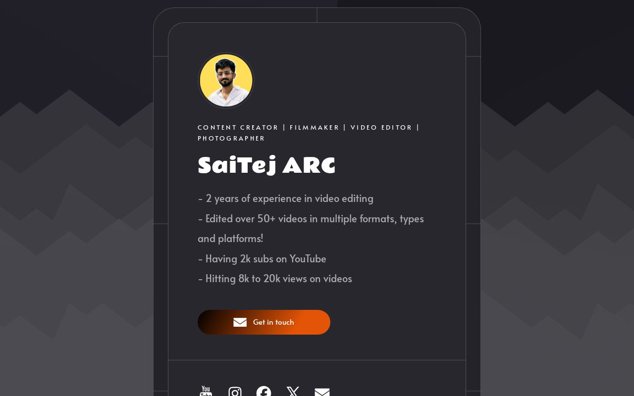 Carrd profile picture for @saitej